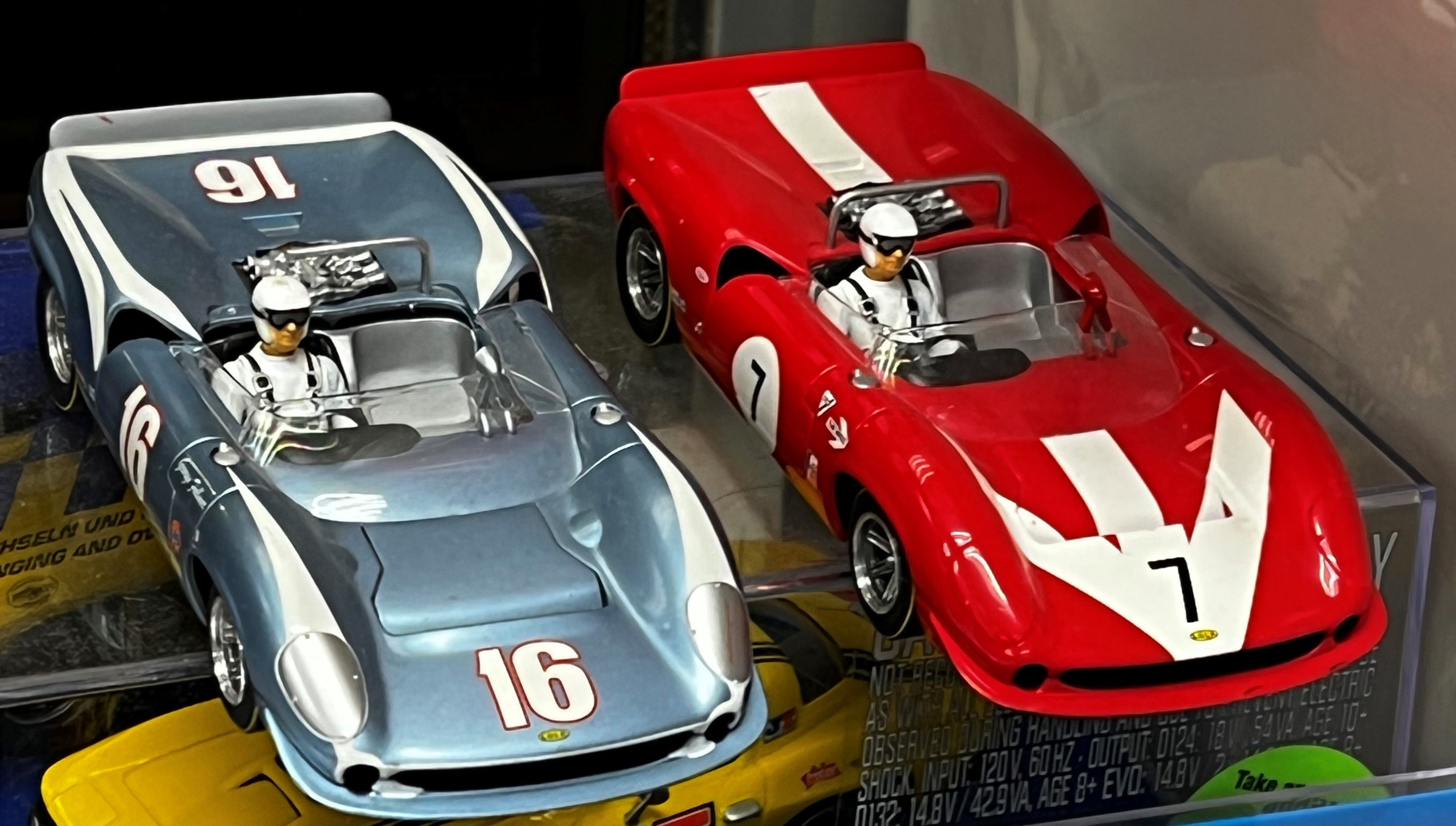 two 1/24 scale Lolas as found in the contributor's garage.