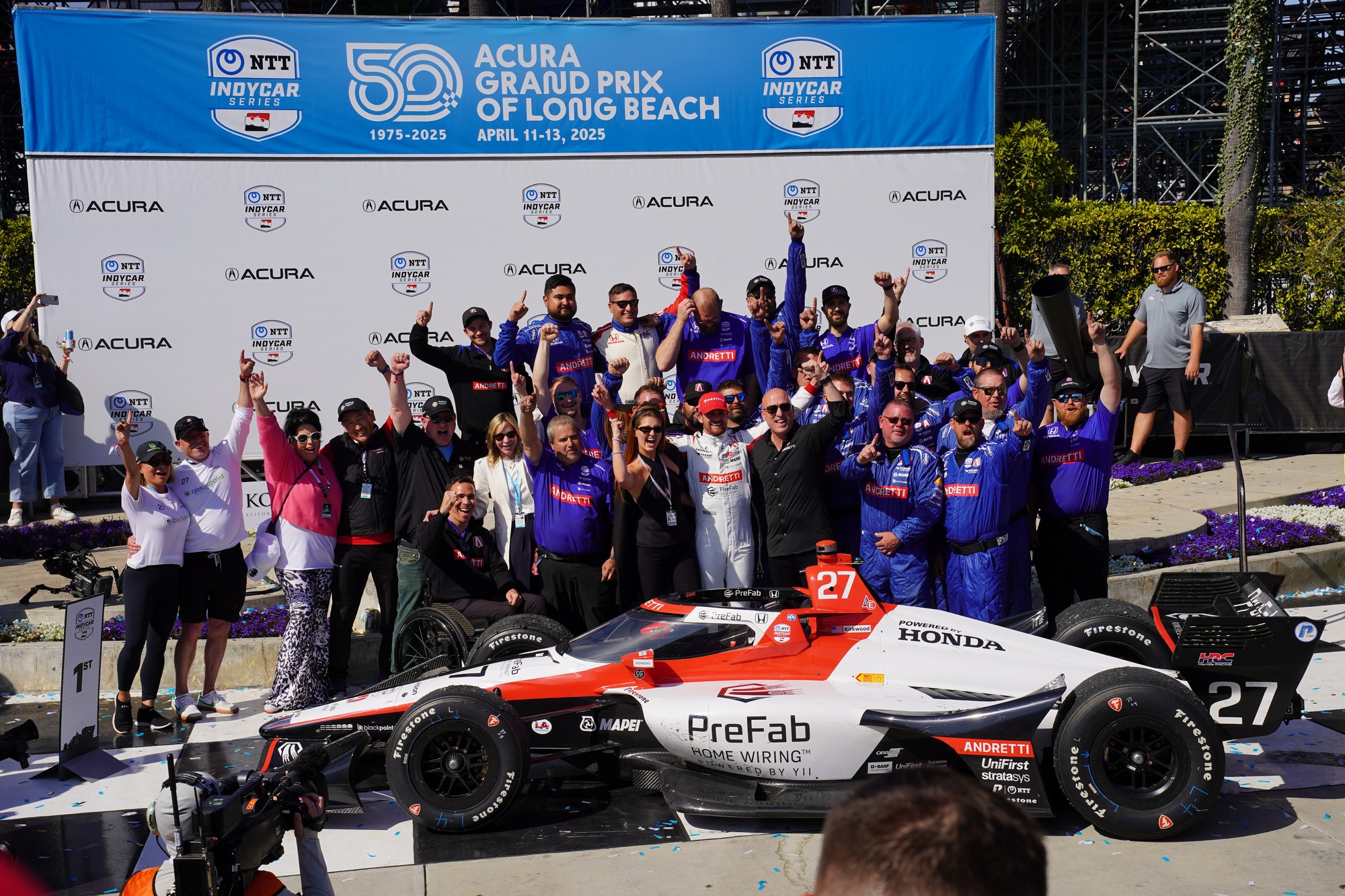 Kyle Kirkwood wins the 2025 Acura Grand Prix of Long Beach