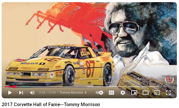 Tommy Morrison - 2017 Corvette Hall of Fame