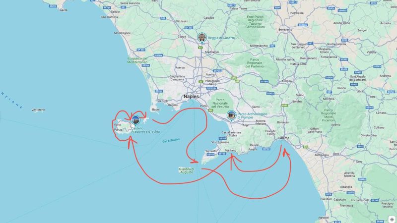 Неделя на яхте в начале лета у берегов Италии 🍹⛵️