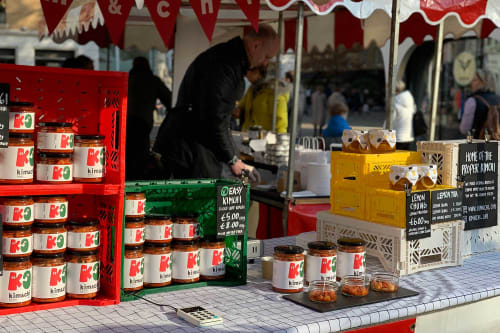 At the market