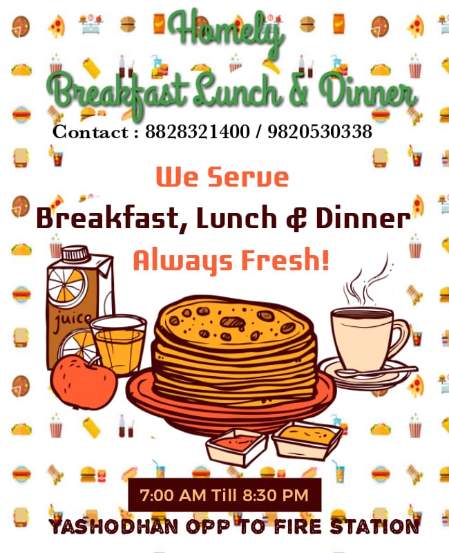 Homely Tiffins Homemade food and tiffin service Local Miracles