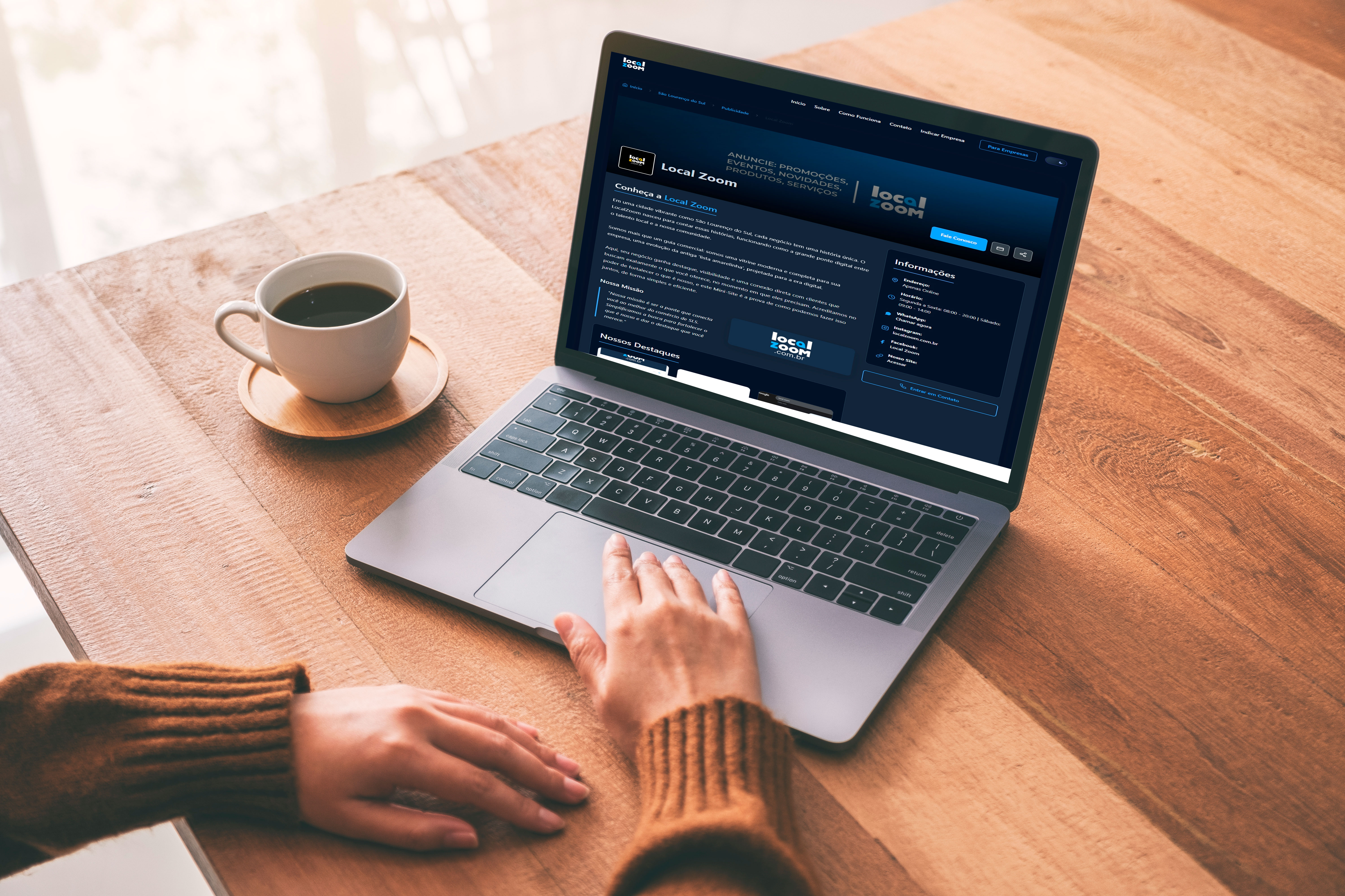 Mini-Site Local Zoom