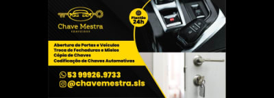 Logotipo ou fachada de Chave Mestra