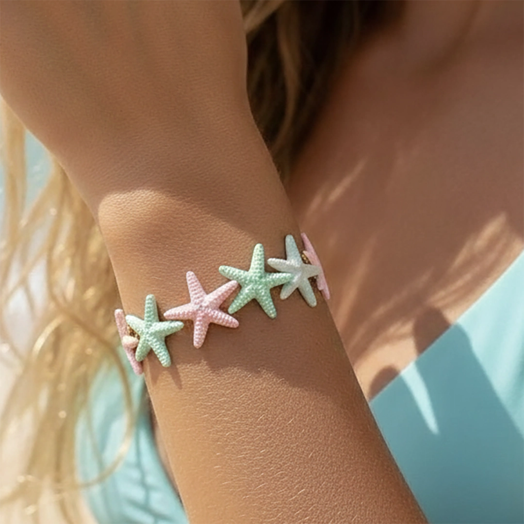 Coral Charm Cuff