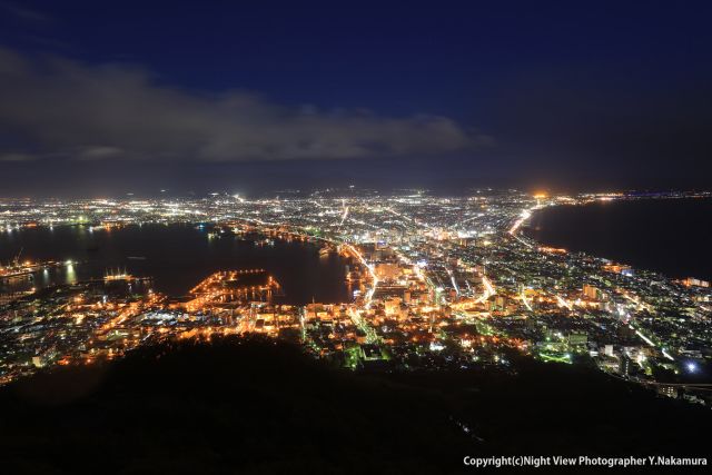 cảnh đêm nhật bản hakodate, hokkaido