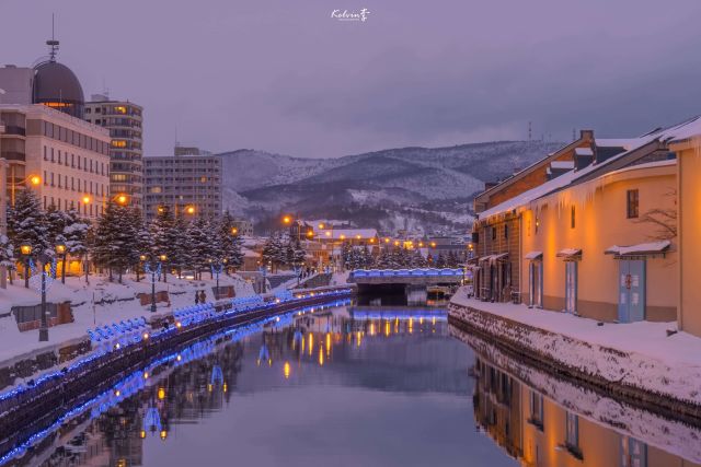 du lịch Hokkaido kênh đào Otaru