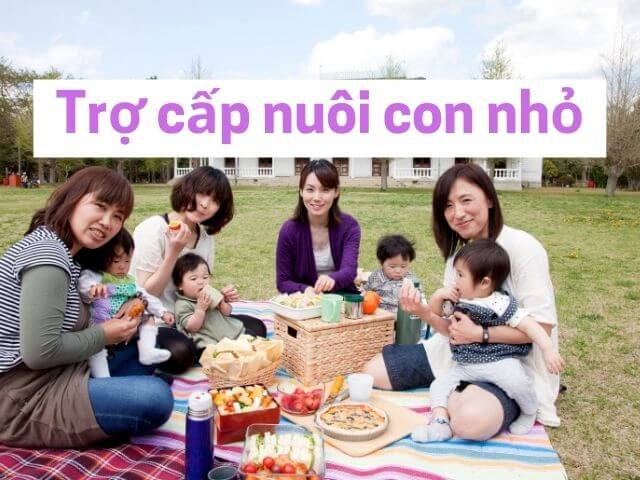 trợ cấp nuôi con ở Nhật