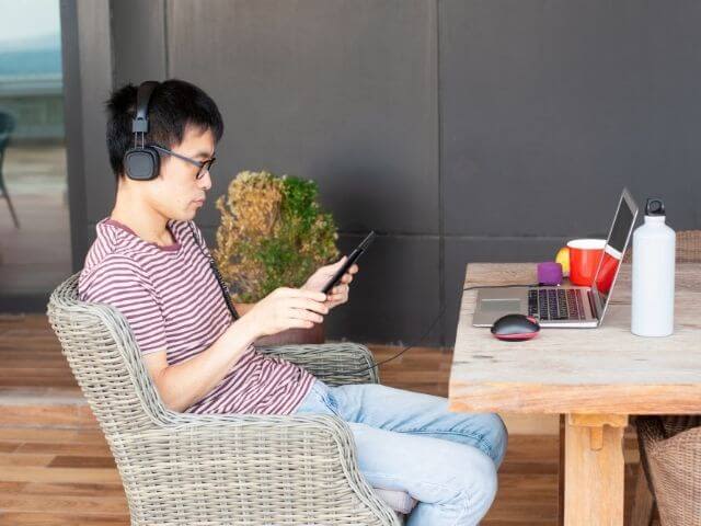 làm việc ở nhà telework