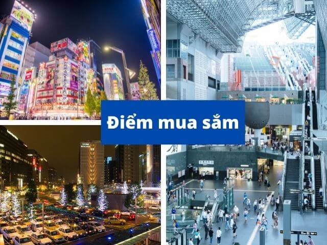 điểm mua sắm ở Nhật Bản