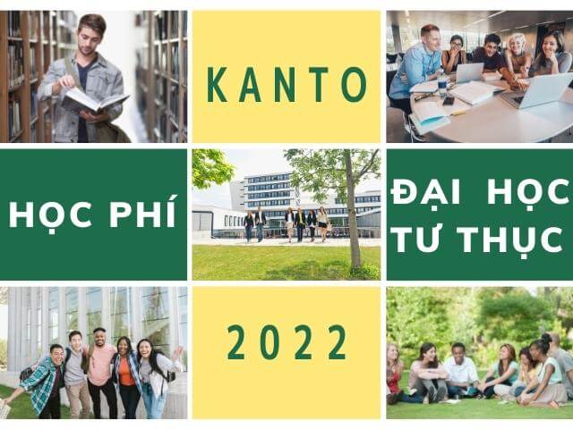 học phí đại học tư thục Kanto