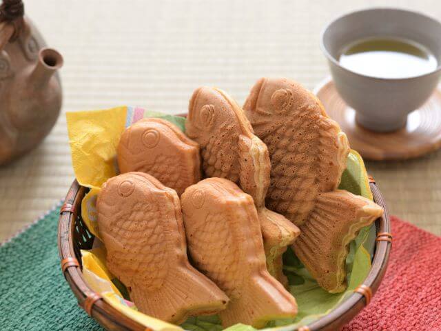taiyaki bánh cá nướng Nhật Bản