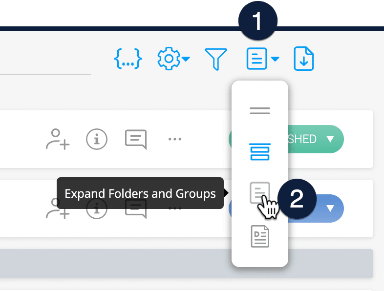 Docs module with sections expanded to enable browser search across the document