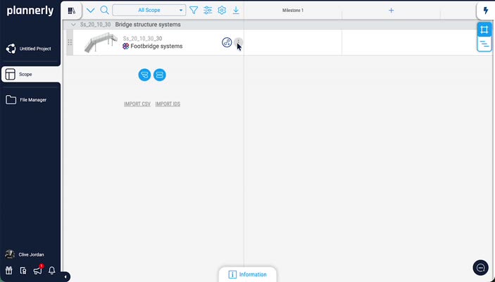 Open row menu and edit generated images