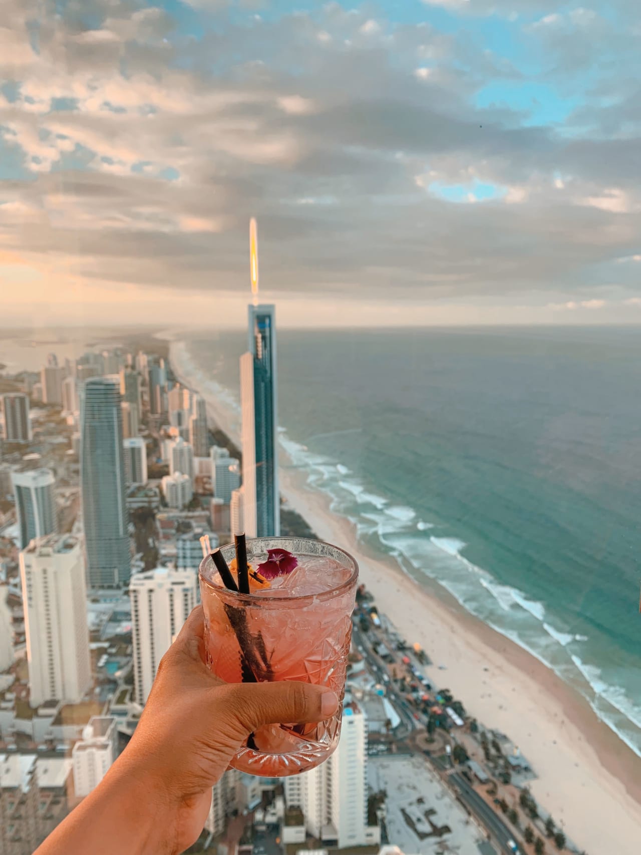 Gold Coast beaches and skyline