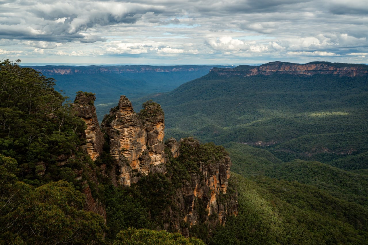 Blue Mountains scenery near Sydney