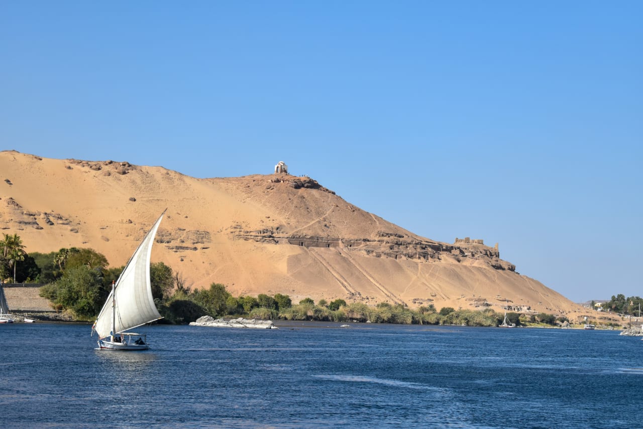 Philae Temple and the Nile at Aswan
