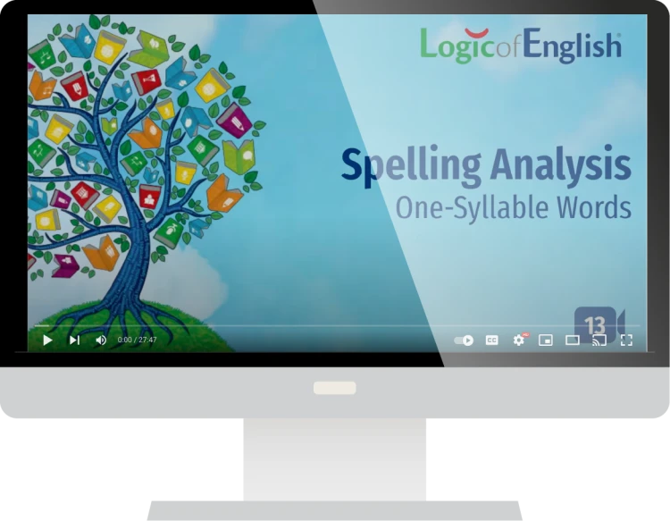 YouTube video of a walk-through Spelling Analysis with Denise Eide exploring ten peculiar one-syllable words.