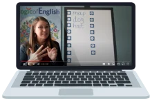 Video of a Logic of English spelling analysis lesson taught by Denise Eide, author of 