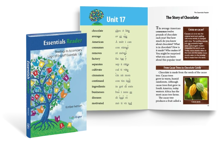 Logic of English Essentials Reader Chapter 17, The Story of Chocolate