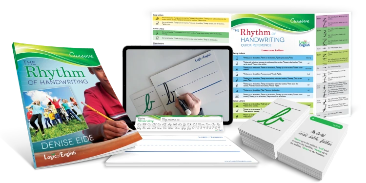 Rhythm of Handwriting cursive curriculum components