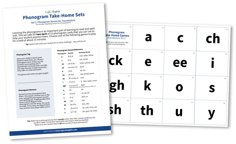 Downloadable take-home sets for Foundations users