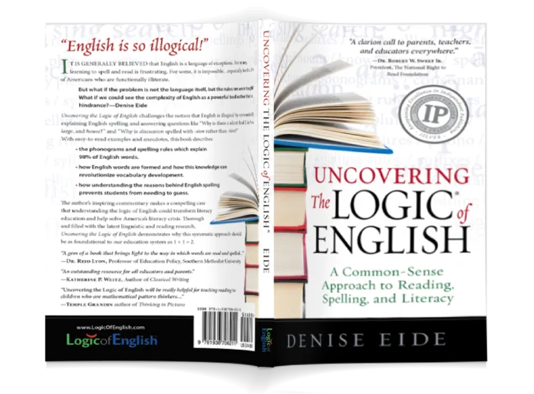 Cover-to-cover display of Uncovering the Logic of English 