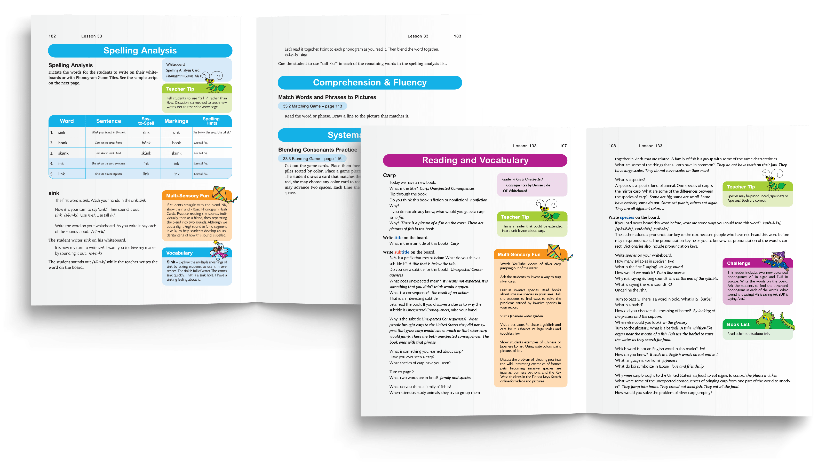 Progression between Foundations A and Foundations D Teacher's Manual expanding the expected depth of knowledge.