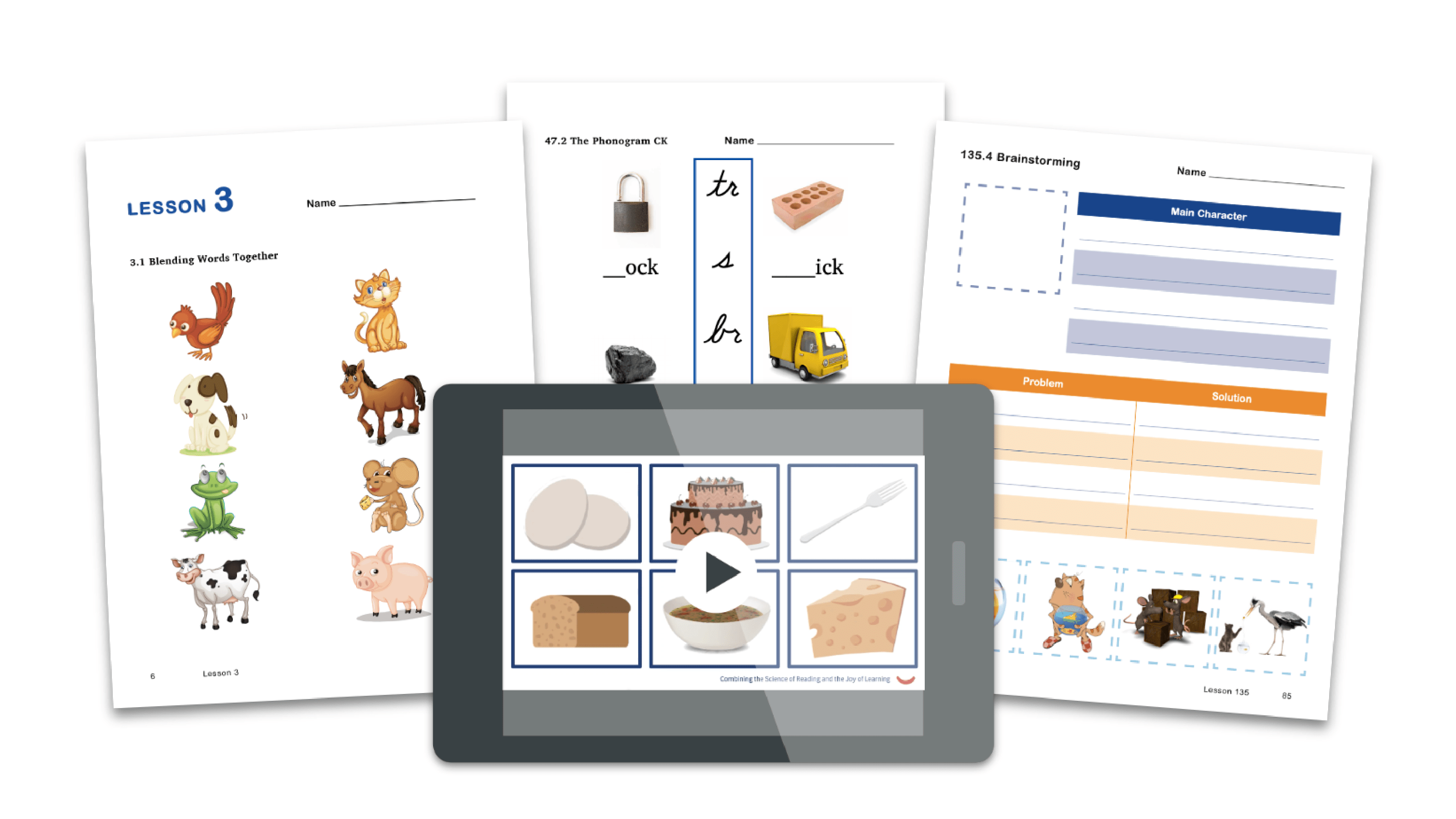 Games and activities from various levels of Foundations student components