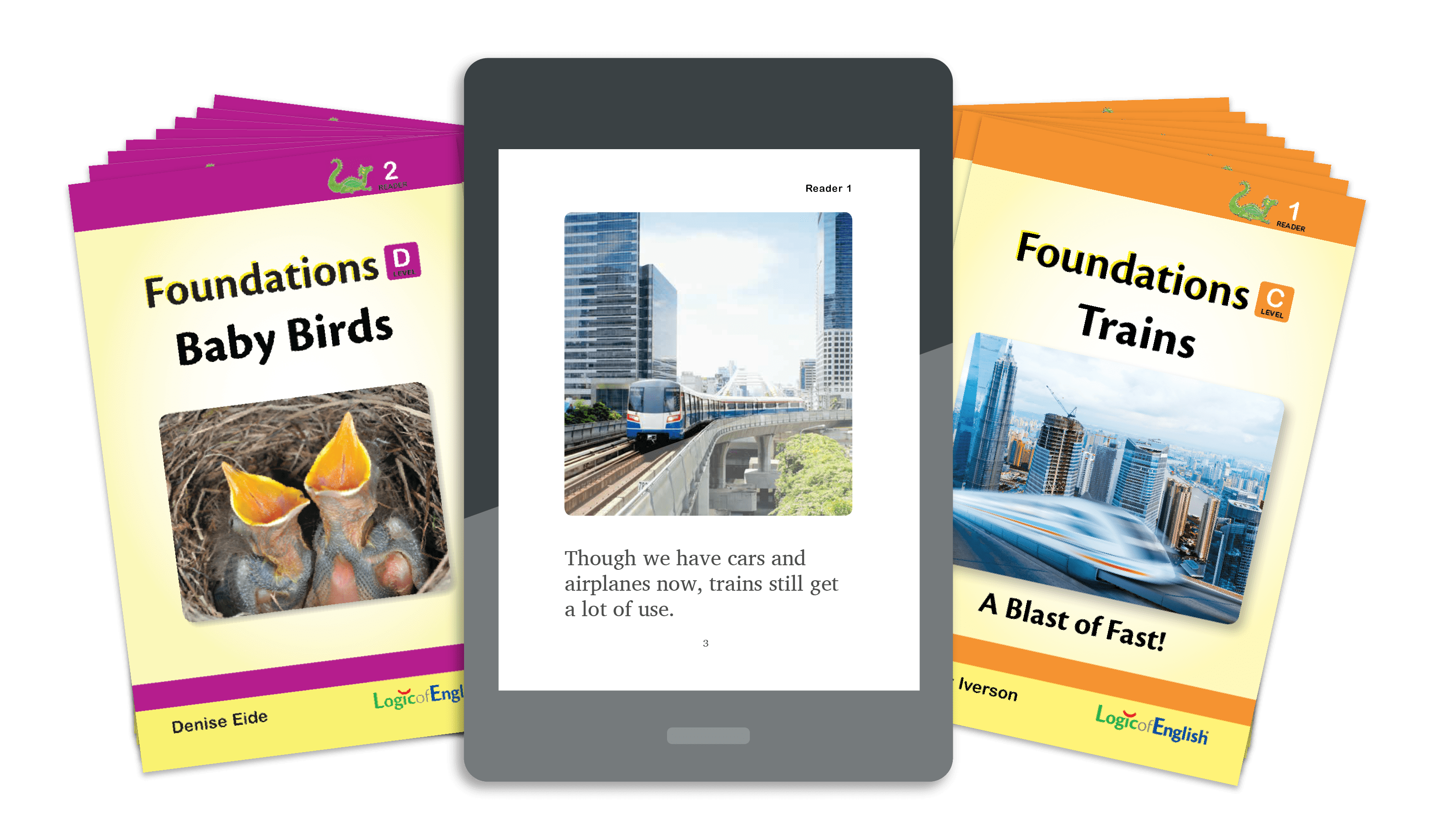 Nonfiction decodable readers available in traditional paperback books or printer- and tablet-friendly PDFs.