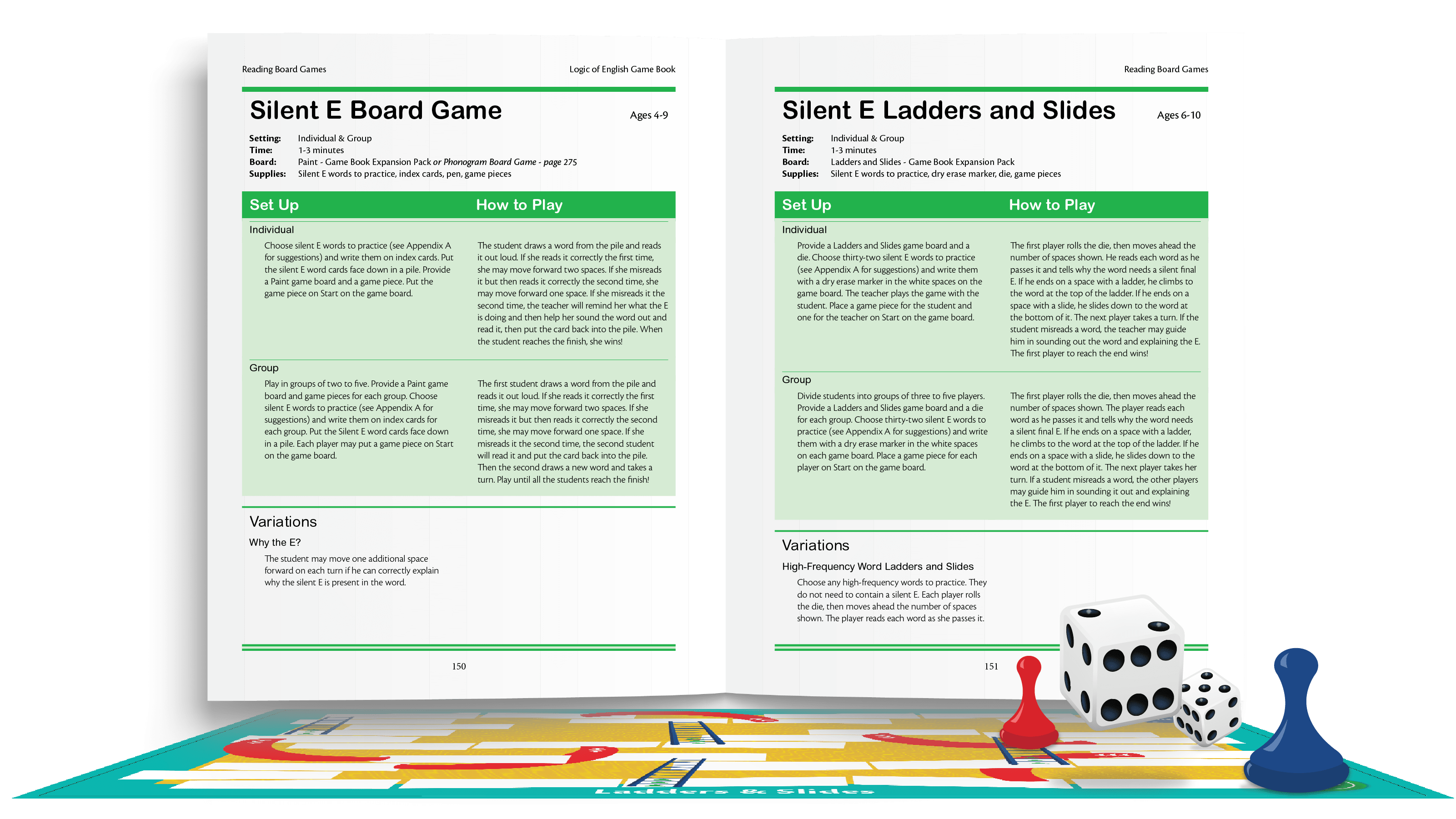 Language arts games that focus on growing reading fluency skills.