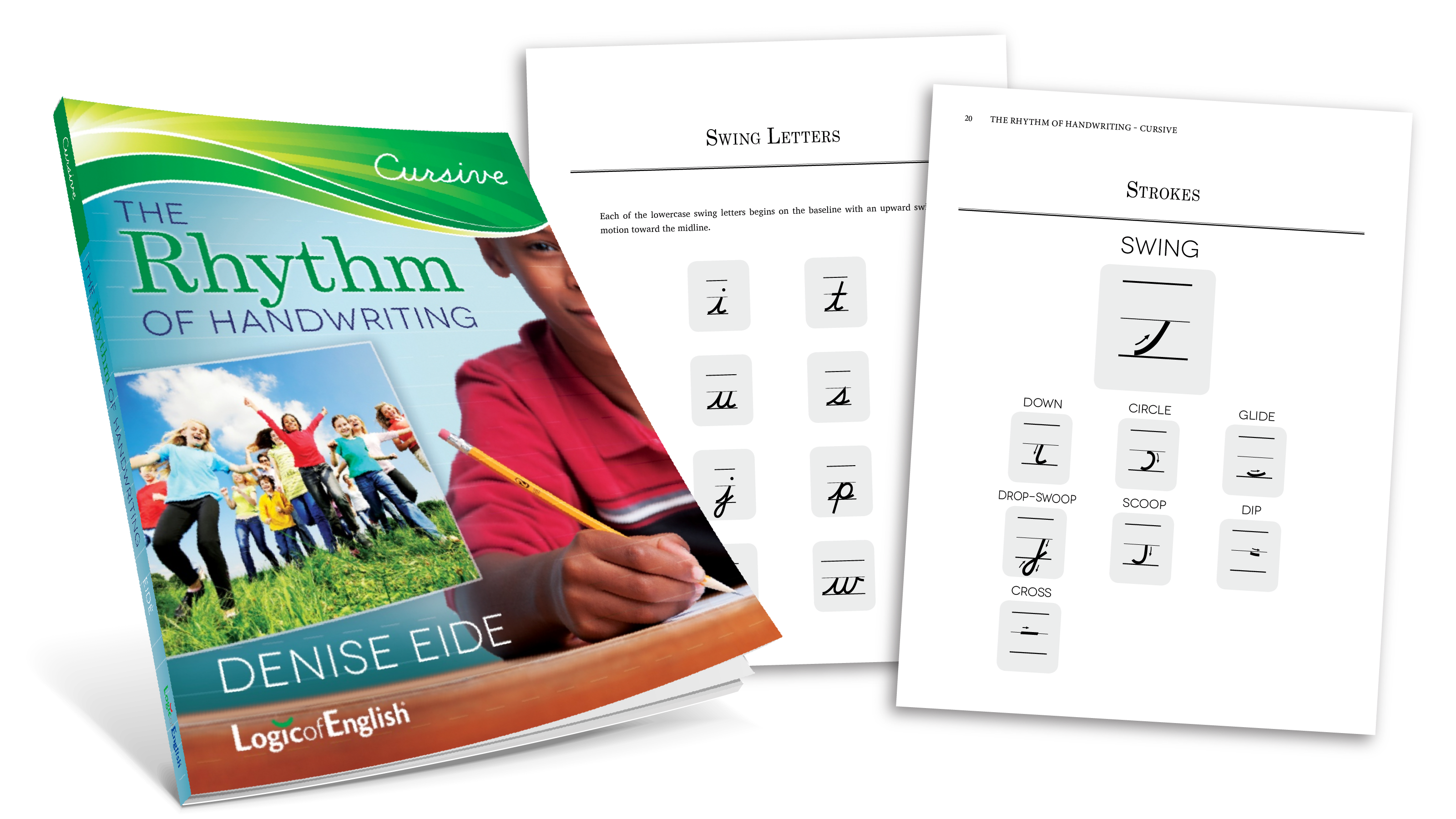 Rhythm of Handwriting Student Book - Cursive introduces letters in groups based on similar strokes.