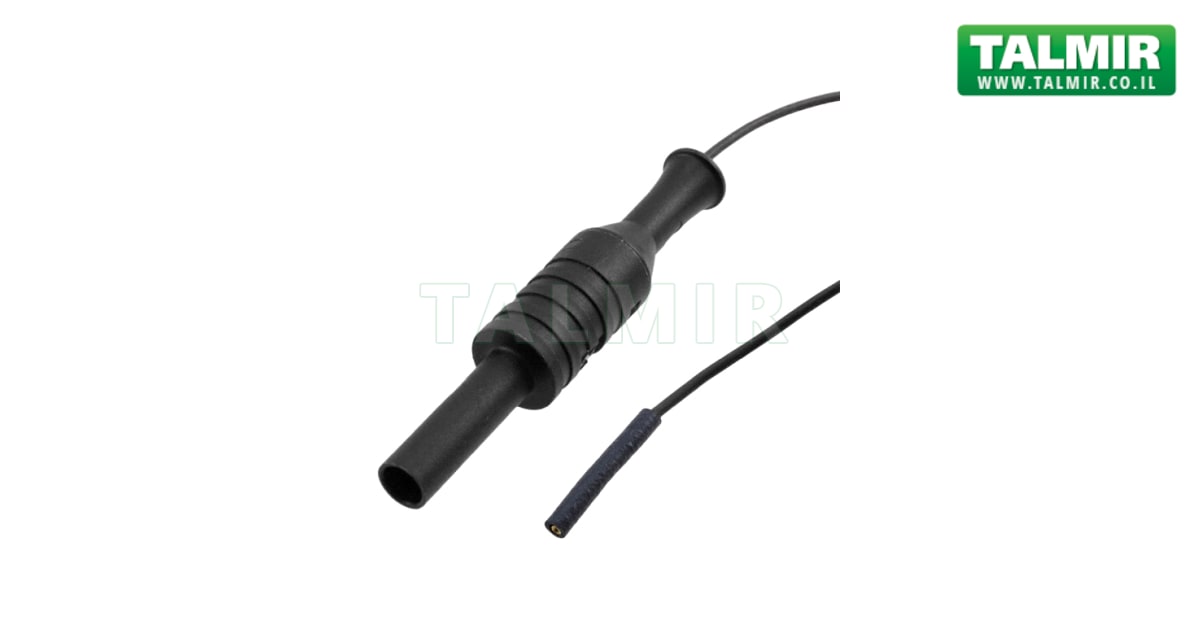 מתאם - MICRO EZ HOOK - 4MM BANANA PLUG - שחור - טלמיר אלקטרוניקה