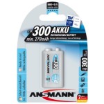 סוללה נטענת - ANSMANN - PP3 - 9V 300MAH - NIMH