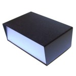 קופסת זיווד מפלדה עם פנל מאלומיניום - PS SERIES 200X140X60MM