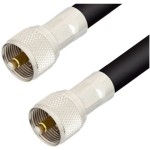 כבל קואקסיאלי - UHF (M) ~ UHF (M) - RG213 - 1M