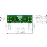 לוח מתאם לרכיבי SOIC-8W ~ DIP - SMD