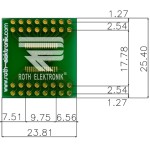 לוח מתאם לרכיבי TSSOP-32 ~ DIP - SMD