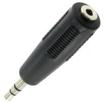 מתאם 2.5MM STEREO SOCKET - 3.5MM STEREO PLUG