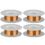 חבילת חוטי נחושת מצופים לכה - 0.20MM / 36SWG - בידוד שקוף