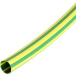 בידוד מתכווץ ירוק / צהוב 25.4MM - גליל 50 מטר
