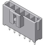 מחבר MOLEX למעגל מודפס - סדרת ULTRA-FIT - זכר 6 מגעים