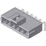 מחבר MOLEX למעגל מודפס - סדרת ULTRA-FIT - זכר 2 מגעים