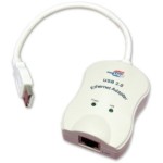 כבל מתאם - USB 2.0 ~ ETHERNET