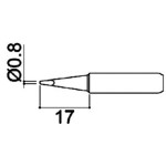 ראש למלחם - 0.8MM CHISEL