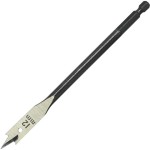 מקדח שטוח לעץ - CK TOOLS - 12MM X 160MM - E6.3 - HSS FLAT