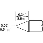 ראש לידית מלחם - METCAL SFV-CN05 - CONICAL 0.5MM