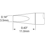 ראש לידית מלחם - METCAL SFP-CH35 - CHISEL 3.5MM