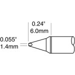 ראש לידית מלחם - METCAL STTC-138P - CHISEL 1.4MM