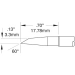 ראש לידית מלחם - METCAL SMTC-1147 - HOOF 3.3MM